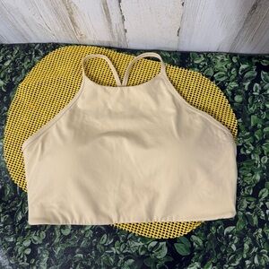 CRZ YOGA Beige Sports Bra